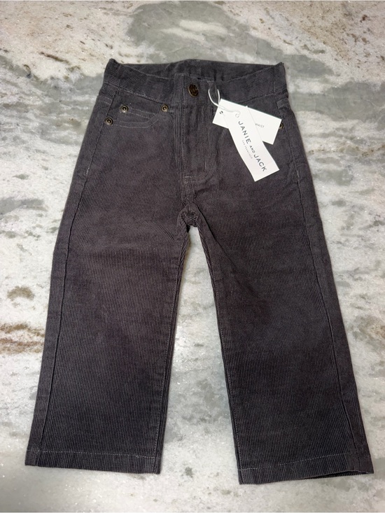 Janie and Jack Other - Janie and Jack Charcoal Corduroy Kids Pants